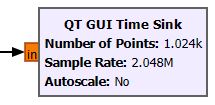 QT GUI Time Sink